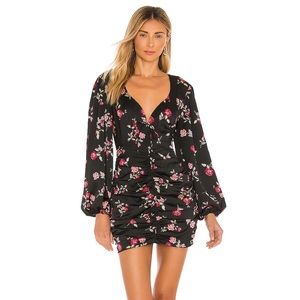 Rose printed For Love & Lemons Dress